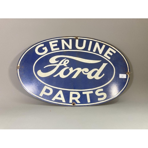 231 - A Ford enamel sign - approx. 61cm wide x 38cm high