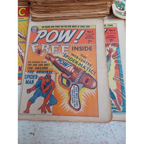 197 - A large collection of 1960s comics to include Fantastic Nos. 2,4,5,20,21,22,24,38 and 52-89, Terrifi... 