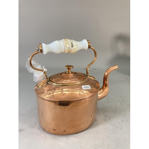 222 - Two 19th century copper kettles, one being Benetfink & Co