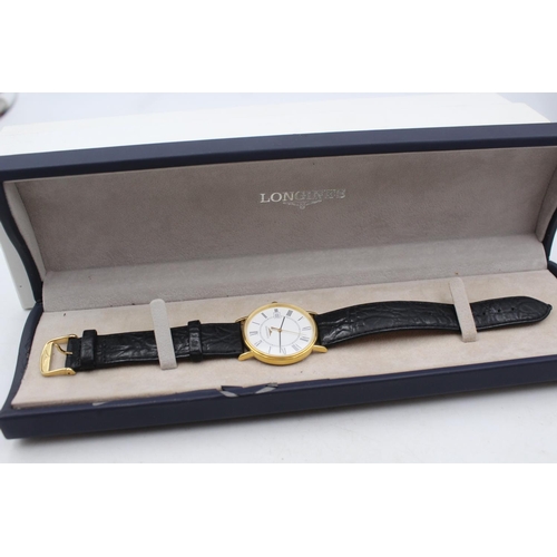 1346 - A boxed Longines quartz men's wristwatch