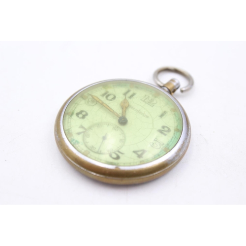 1356 - Two WWII GS/TP military issued pocket watches, one Jaeger LeCoultre Pilots and one navigators watch