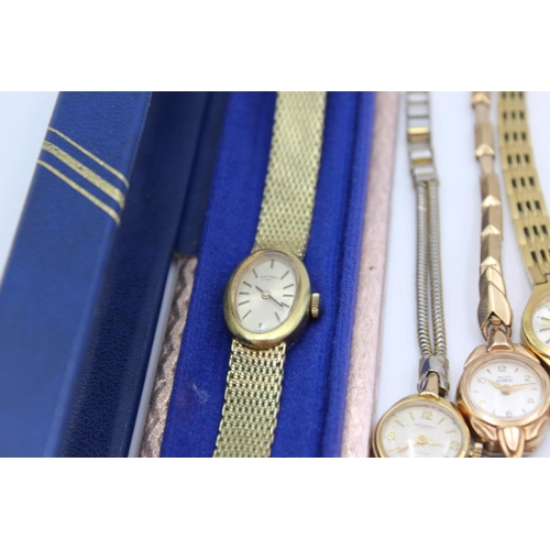 1369 - Twelve vintage women's wristwatches to include Seiko 5, Rotary etc.