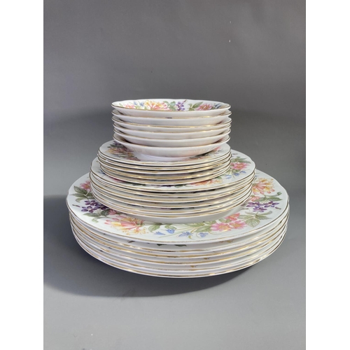 160 - A collection of Paragon Country Lane china to include two lidded tureens, six coffee cups, six teacu... 