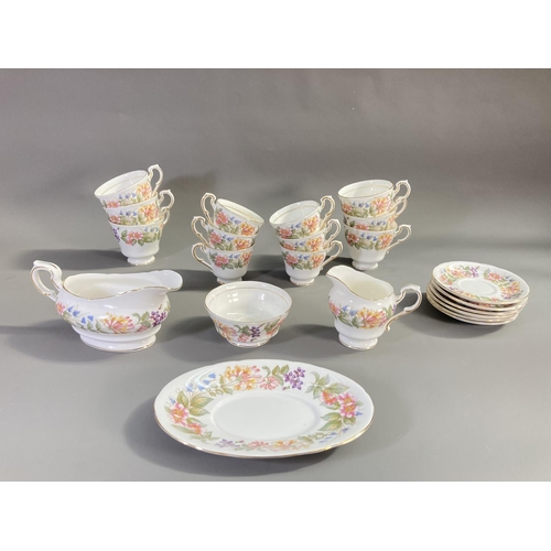 160 - A collection of Paragon Country Lane china to include two lidded tureens, six coffee cups, six teacu... 
