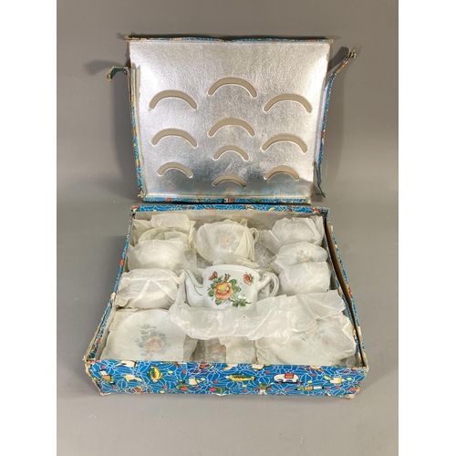 168 - A boxed vintage Foreign porcelain toy tea set