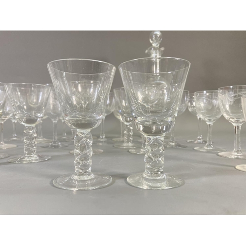 169 - A collection of glassware