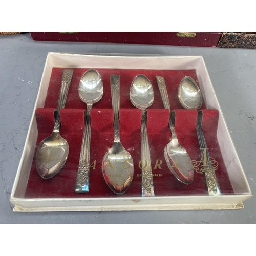 226 - Four boxes of mid 20th century EPNS cutlery