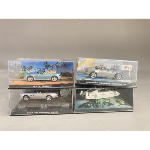 242 - Four cased GE Fabbri James Bond 007 model vehicles