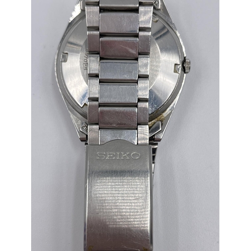 1385 - A Seiko 5 automatic day date 36mm men's wristwatch - ref. 6309-8970