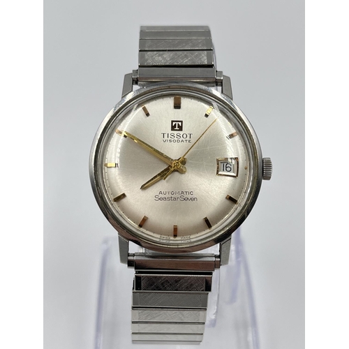 1332 - A 1960/70s Tissot Seastar Seven automatic men's 33mm wristwatch