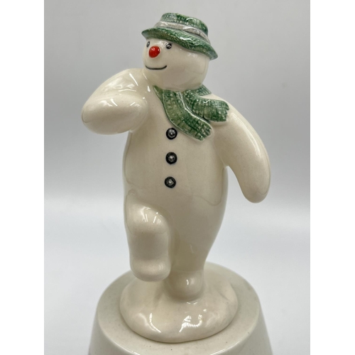 1328 - A boxed Royal Doulton The Snowman Gift Collection Snowman Magic DS5 musical figurine - approx. 21cm ... 