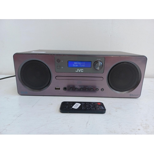 457 - A JVC RD-D70 wireless micro DAB all-in-one hi-fi system with remote control