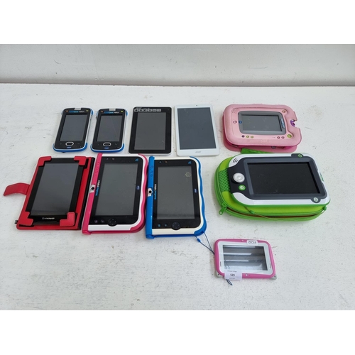 529 - A collection of tablets to include Acer Iconia Tab 8, Acer Iconia B1-710, cased Lenovo, Vtech, child... 