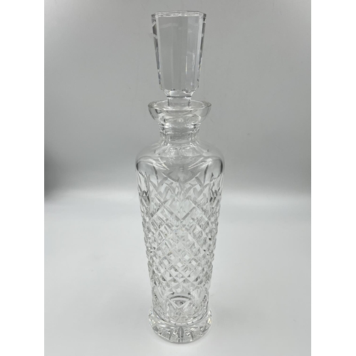 8 - A Waterford Crystal decanter with stopper - approx. 32.5cm high