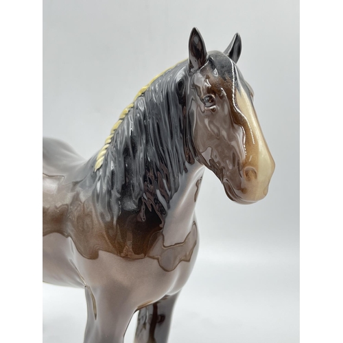 20 - A Beswick Clydesdale horse figurine - approx. 21.5cm high