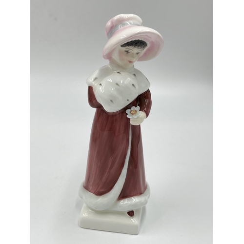 23 - Four Royal Doulton figurines comprising Top O' The Hill HN 1834, Fair Maiden HN 2211, Sophie HN 2833... 