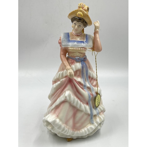 24 - Three Royal Doulton figurines comprising Fiona HN 2694, Elegance HN 2264 and Sharon 'Michael Doulton... 