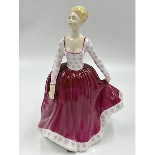 24 - Three Royal Doulton figurines comprising Fiona HN 2694, Elegance HN 2264 and Sharon 'Michael Doulton... 