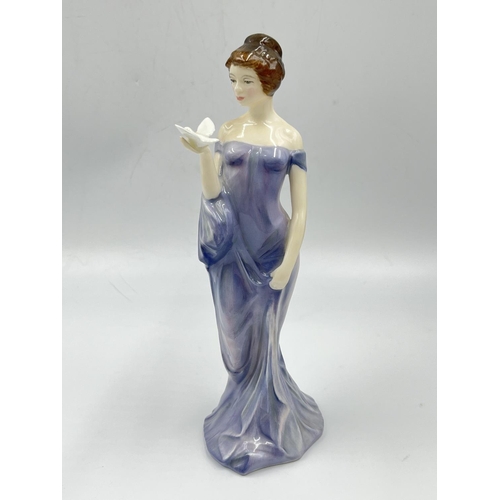 27 - Three Royal Doulton figurines comprising Harmony HN 2824, Fragrance HN 2334 and Enchantment HN 2178