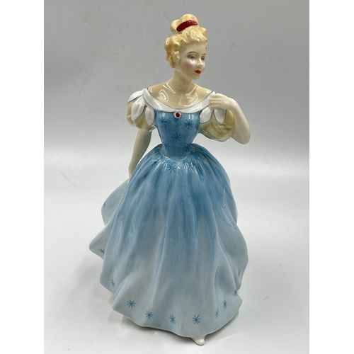 27 - Three Royal Doulton figurines comprising Harmony HN 2824, Fragrance HN 2334 and Enchantment HN 2178