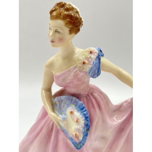 30 - Three Royal Doulton figurines comprising Lorna HN 2311, Invitation HN 2170 and Autumn Breezes HN 193... 