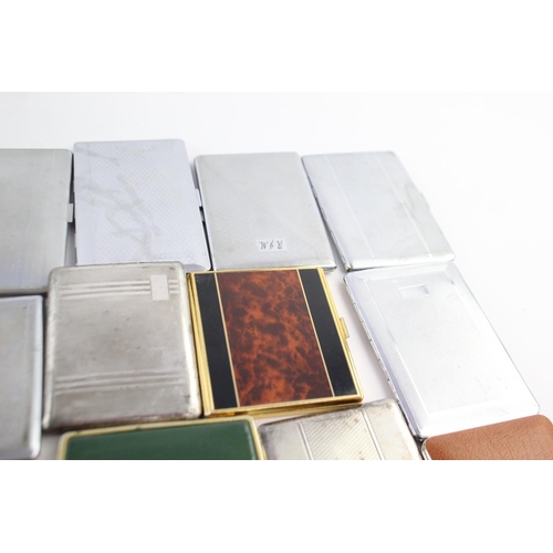 1343 - Twenty assorted cigarette cases