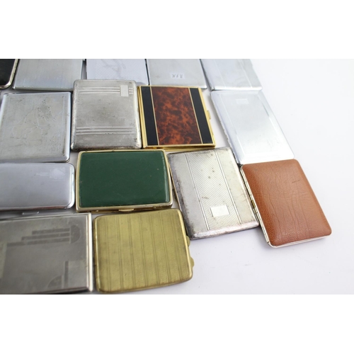 1343 - Twenty assorted cigarette cases