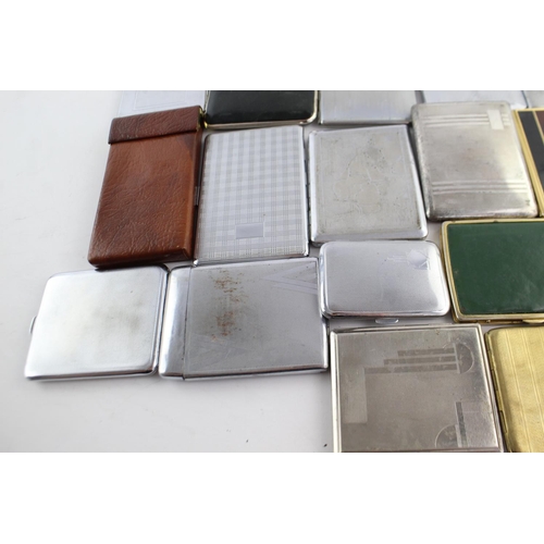 1343 - Twenty assorted cigarette cases