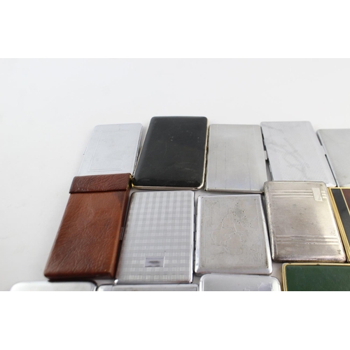 1343 - Twenty assorted cigarette cases