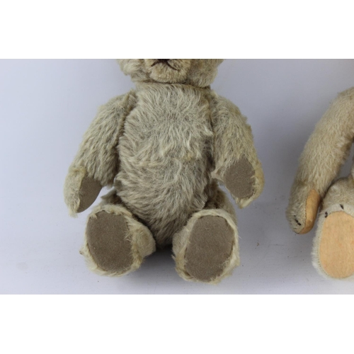 222 - Two assorted vintage Steiff mohair teddy bears