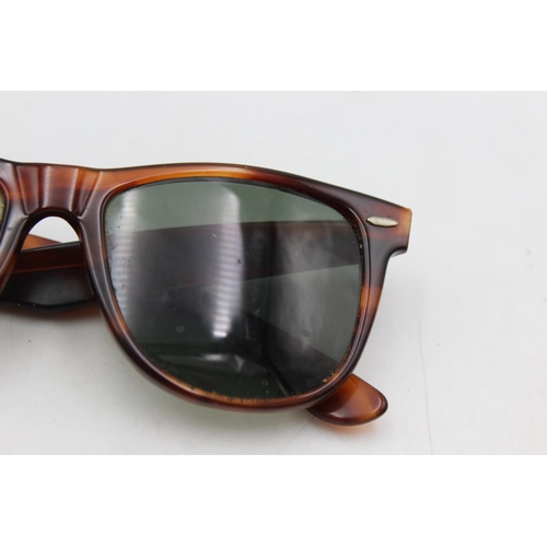 274 - A pair of vintage unisex Bausch & Lomb Ray-Ban Wayfarer II faux tortoiseshell sunglasses