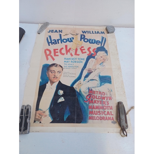 532 - A collection of rolled movie posters to include Marlowe, The Beiderbecke Affair, Reckless, Ransom, H... 