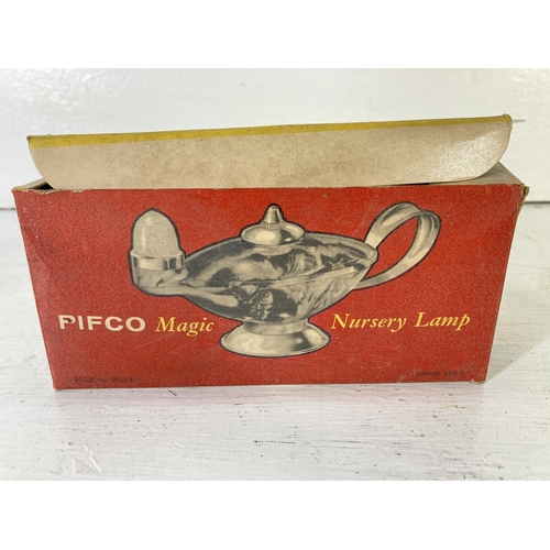 213 - A boxed Pifco Magic Nursery lamp - model no. 1667