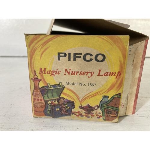 213 - A boxed Pifco Magic Nursery lamp - model no. 1667