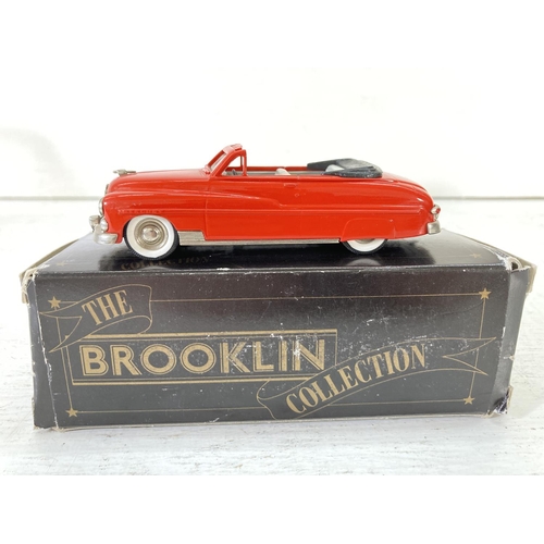 237 - Four boxed The Brooklin Collection diecast model vehicles to include BRK 22 1958 Edsel Citation two ... 