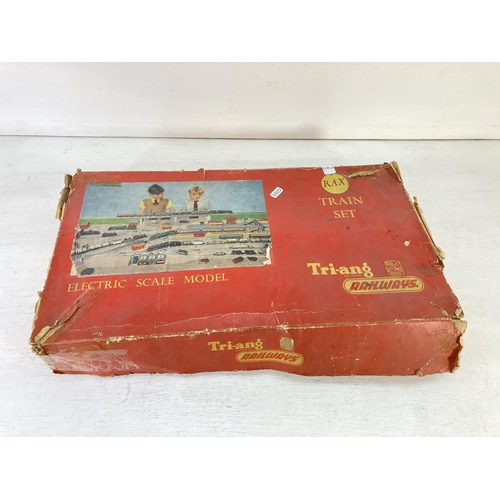 246 - A boxed vintage Tri-ang RAX electric scale model train set