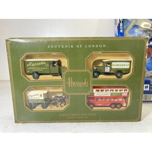 250 - A large collection of assorted boxed diecast model vehicles to include Gilbow exclusive first editio... 