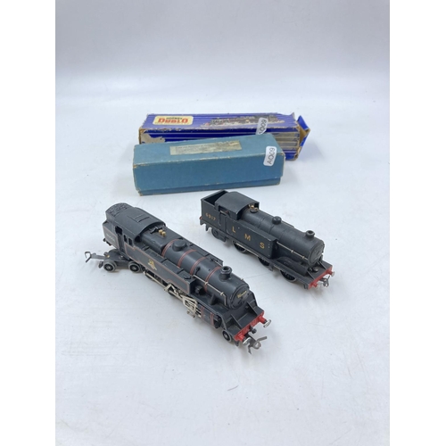 253 - Two boxed model railway locomotives, one Hornby Dublo B.R. EDL18 standard 2-6-4 tank and one Hornby ... 