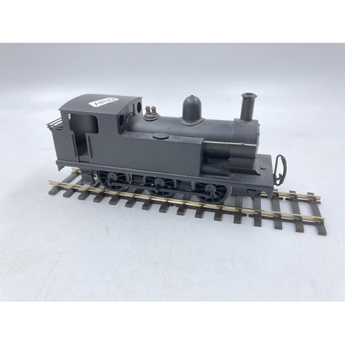 253F - A scratch built matt black 'O' gauge 0-6-0 electric locomotive