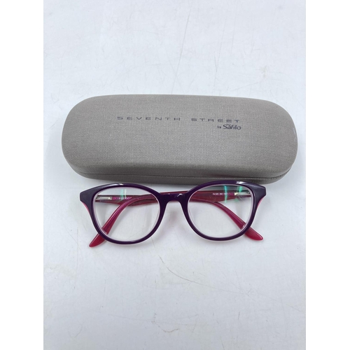 272 - Six cased reading and sunglasses comprising Dolce & Gabbana reading glasses, Guess prescription sung... 