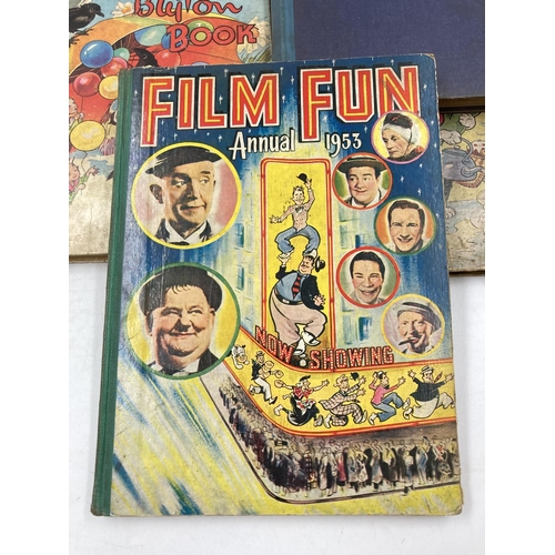 288 - Ten mid 20th century children's annuals and books to include My Enid Blyton Book, 1953 Film Fun Annu... 