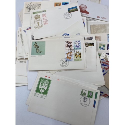 298 - A collection of assorted Canadian First Day covers