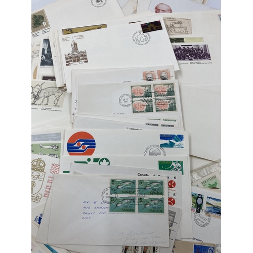 298 - A collection of assorted Canadian First Day covers