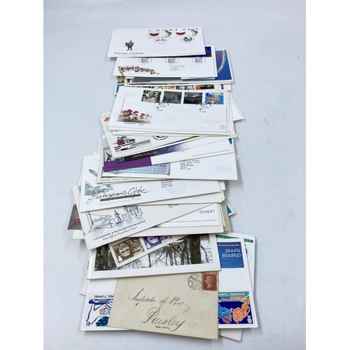 299 - A collection of assorted First Day covers to include Punch and Judy, Comedians, Science Fiction, Tal... 