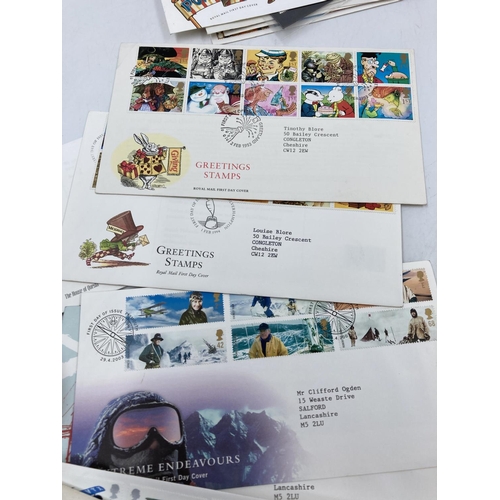 299 - A collection of assorted First Day covers to include Punch and Judy, Comedians, Science Fiction, Tal... 