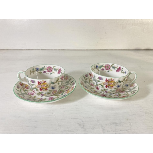 37 - A collection of assorted china to include twelve Royal Worcester Z1489 hand painted cups, saucers an... 