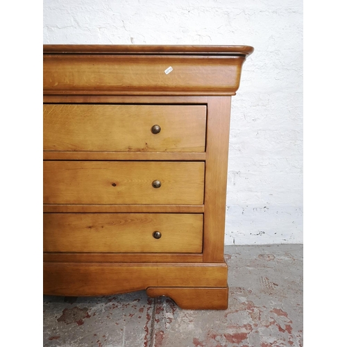 441 - An Arighi Bianchi French oak chest of three drawers with upper secret drawer - approx. 95cm high x 1... 