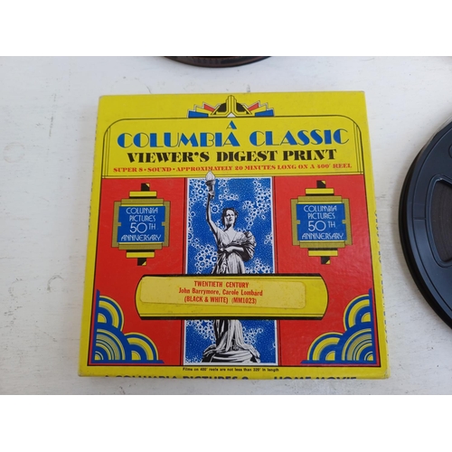 544 - Two boxed Super8 cine films, one Twentieth Century Starring John Barrymore and Carole Lombard black ... 