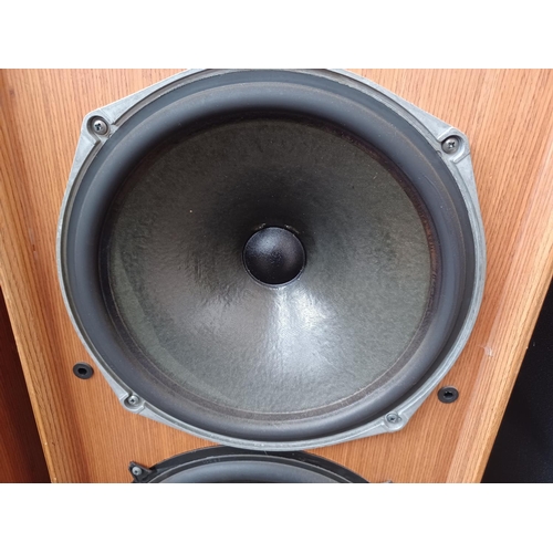 575 - A pair of Celestion Ditton 25 floor standing three way 4-8Ω hi-fi speakers with stands - made in Eng... 