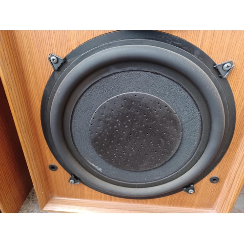 575 - A pair of Celestion Ditton 25 floor standing three way 4-8Ω hi-fi speakers with stands - made in Eng... 